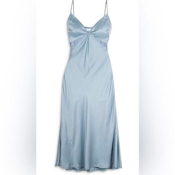 Jonathan Simkhai Light Blue Midi Dress - Picture 1 of 1